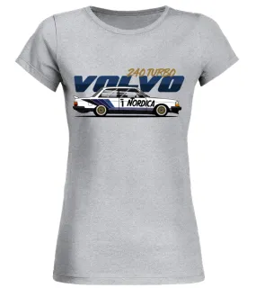 240 TURBO 86 ETCC Camiseta cuello redondo Mujer