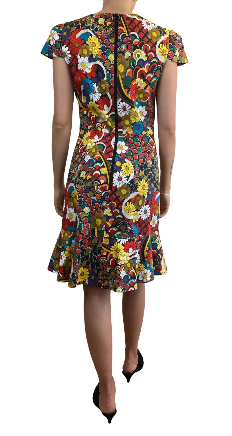 ALICE + OLIVIA Vestido Flores