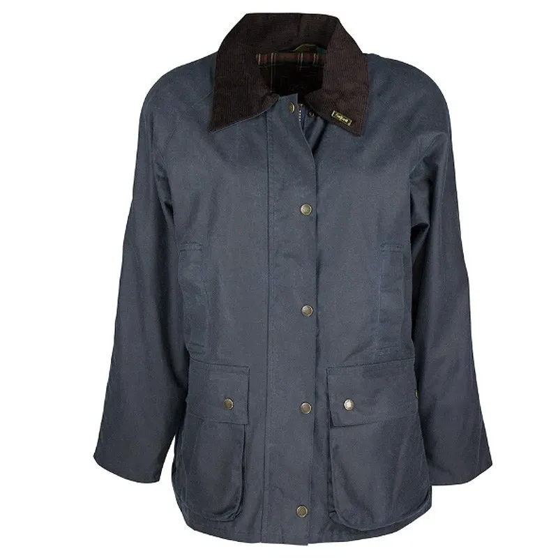 Chaqueta encerada Oxford Blue Countrygirl Navy