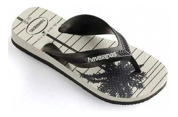 HAVAIANAS KIDS MAX TREND PALMER B/N