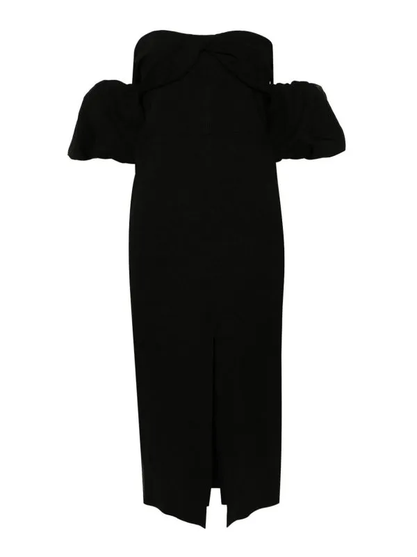 Isabel Marant Vestido Midi - Negro