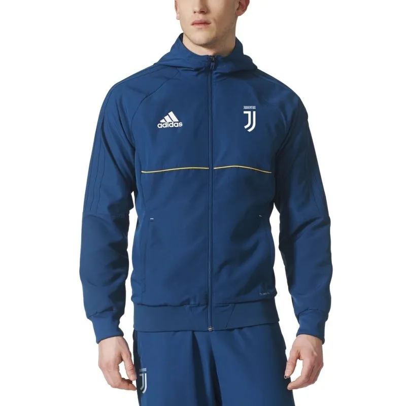 La Juventus chaqueta azul que representa 2017/18 Adidas