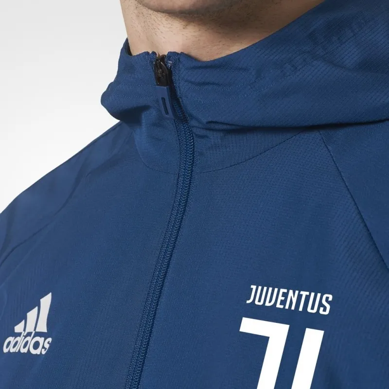 La Juventus chaqueta azul que representa 2017/18 Adidas