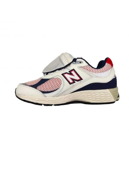 NEW BALANCE Zapatillas 2002R Hombre White/Navy/Red