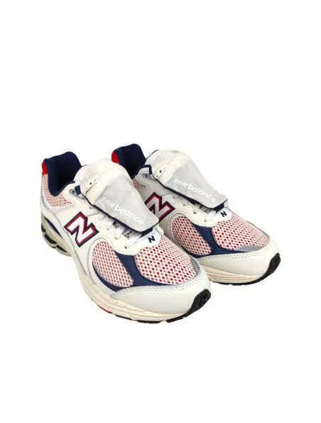 NEW BALANCE Zapatillas 2002R Hombre White/Navy/Red