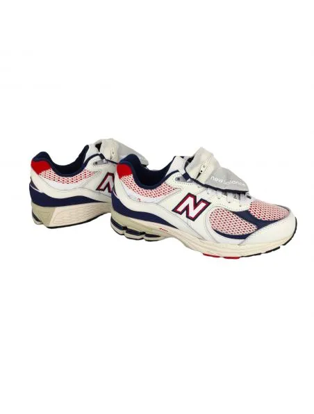 NEW BALANCE Zapatillas 2002R Hombre White/Navy/Red