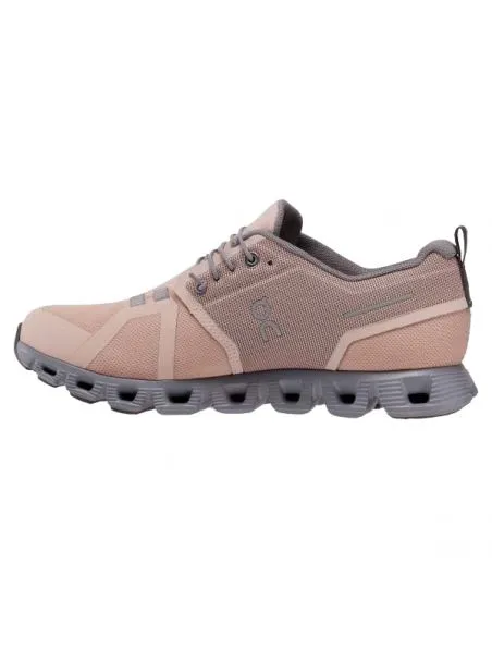 ON RUNNING Zapatillas Cloud 5 Waterproof Mujer Rose/Fossil