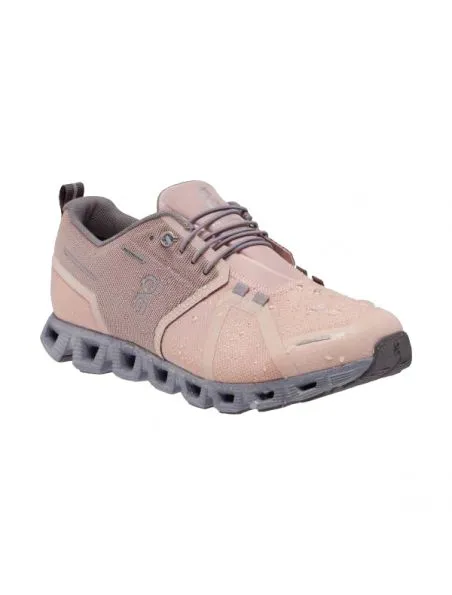 ON RUNNING Zapatillas Cloud 5 Waterproof Mujer Rose/Fossil