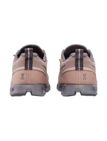 ON RUNNING Zapatillas Cloud 5 Waterproof Mujer Rose/Fossil