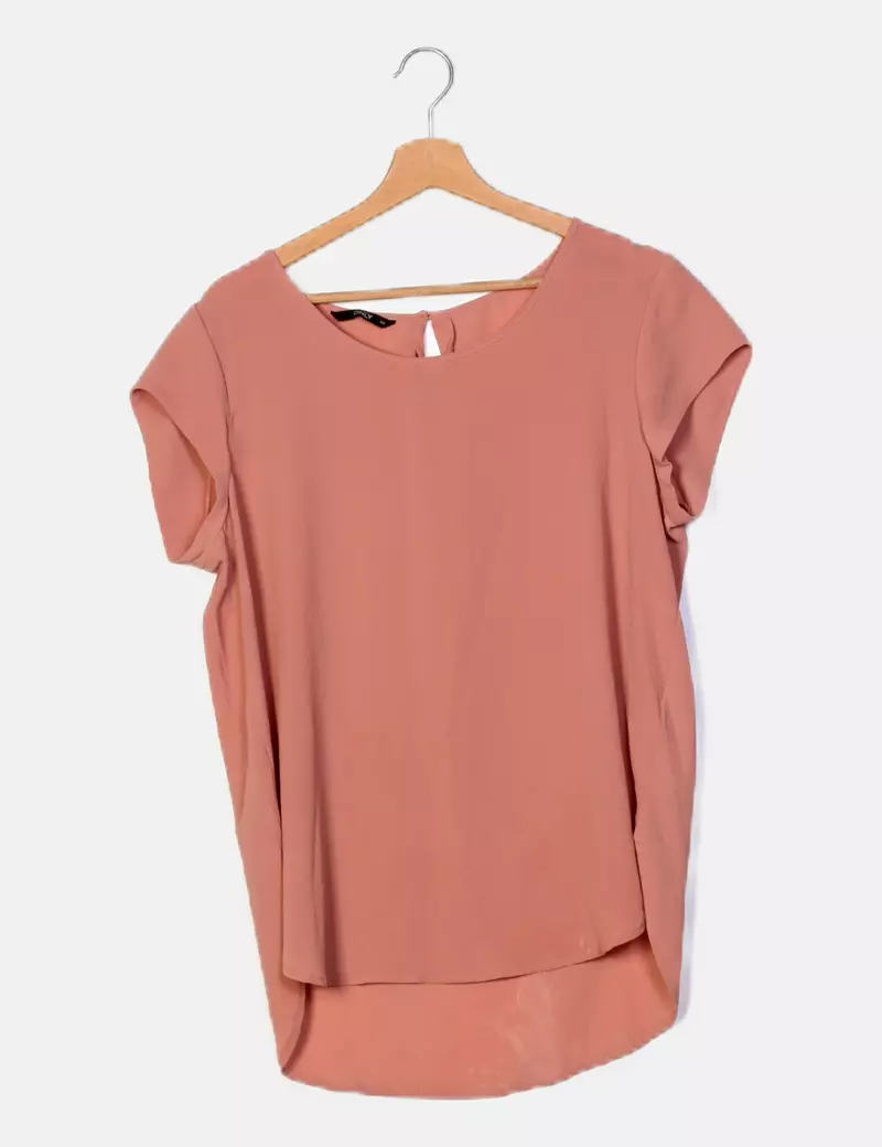 ONLY Blusa rosa básica