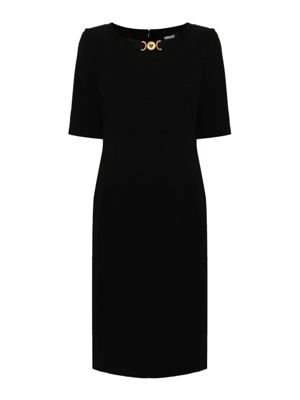 Versace Vestido Midi - Negro