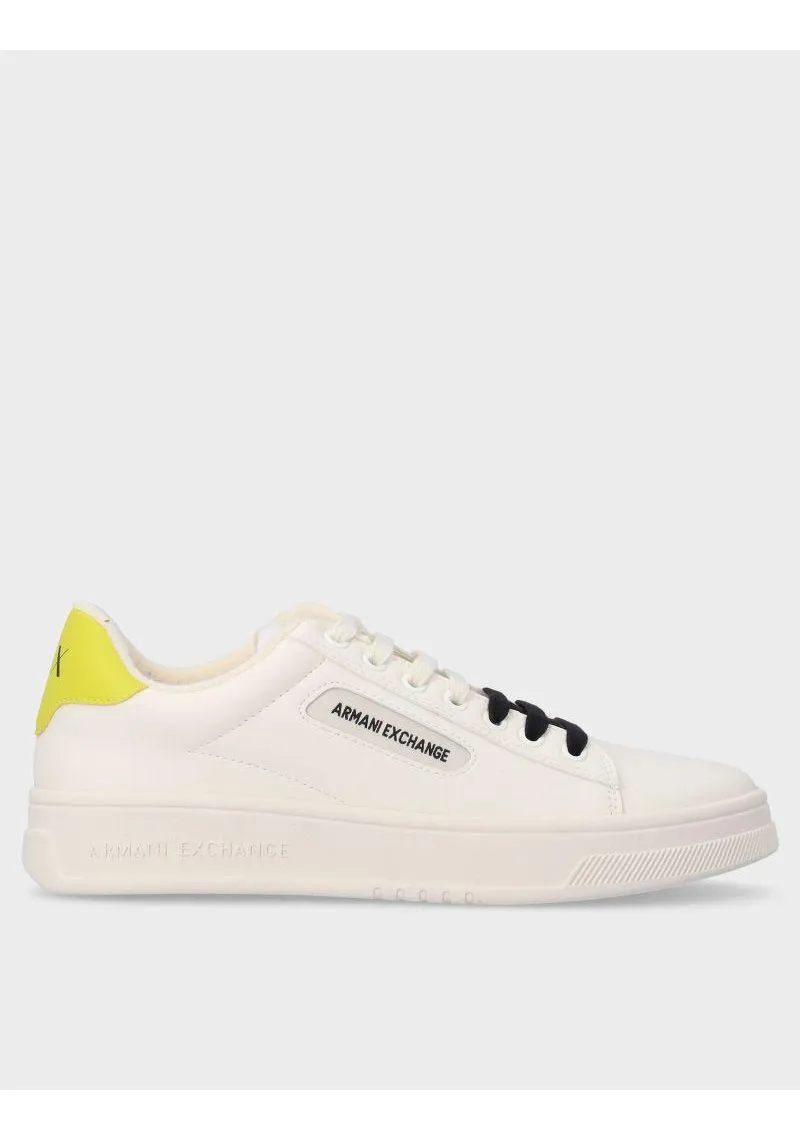 ZAPATILLA ARMANI XUX203 OPTICAL WHITE YELLOW