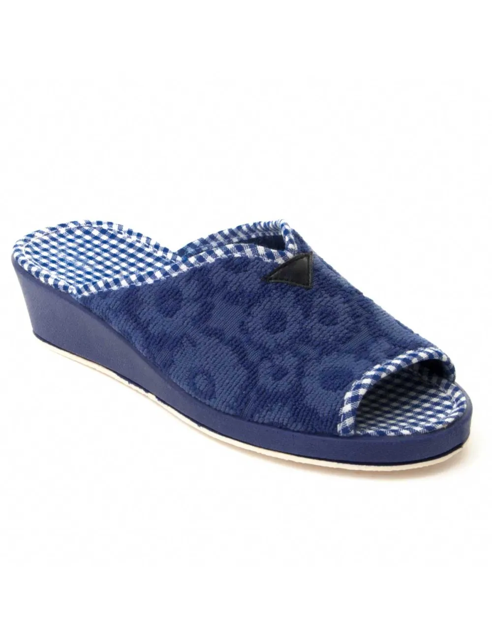 Zapatilla de casa cómoda para mujer.  Northome  GOMMAa  73677 Azul