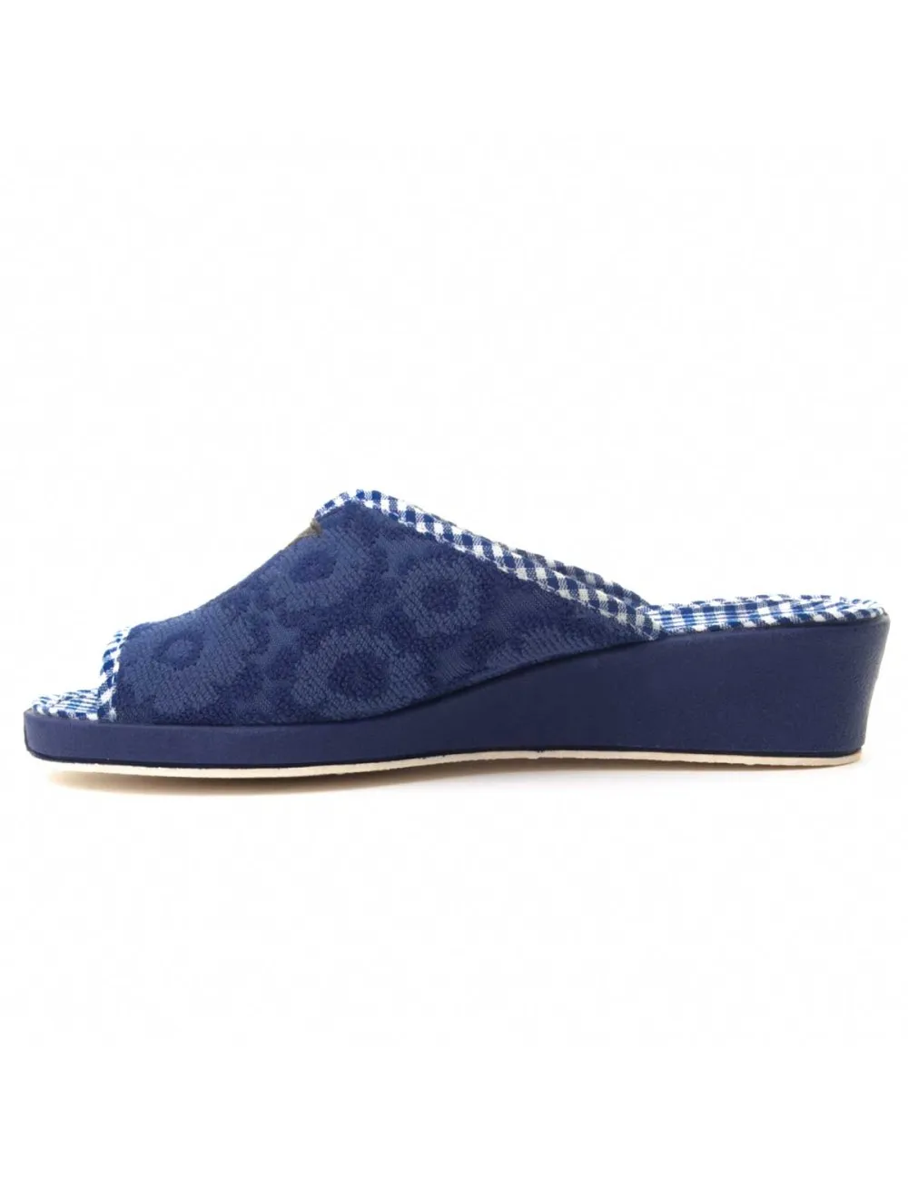 Zapatilla de casa cómoda para mujer.  Northome  GOMMAa  73677 Azul