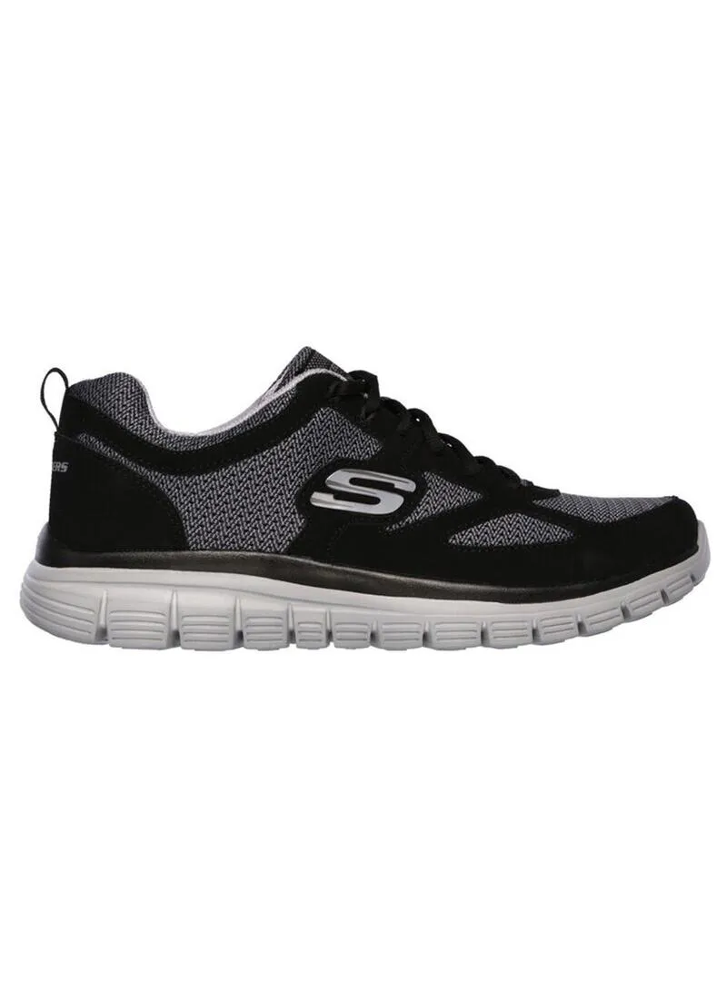 Zapatilla Hombre Skechers Agoura Negro Gris