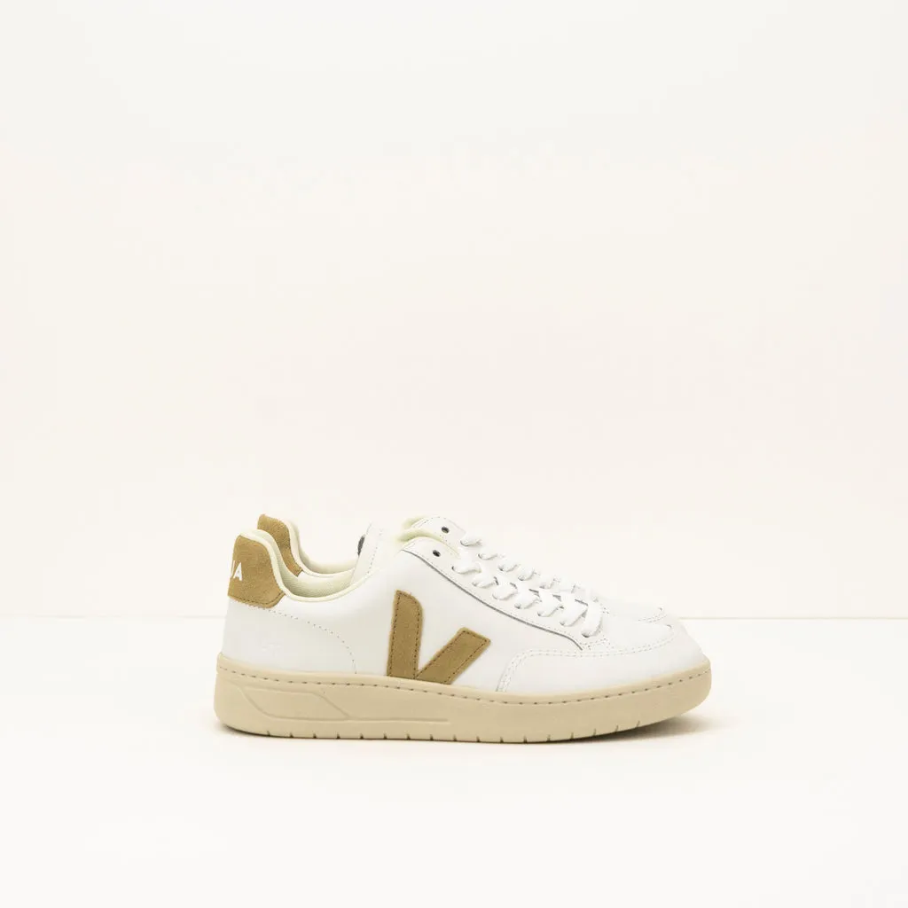 ZAPATILLA - VEJA - V-12 LEATHER EXTRA WHITE DUNE XD0202896A