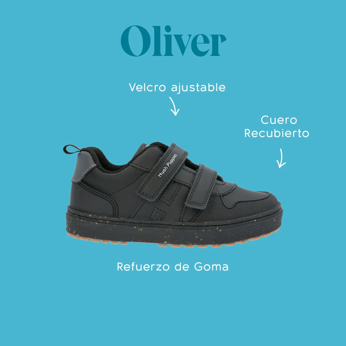 Zapatilla Velcro Colegio Oliver [26-29]